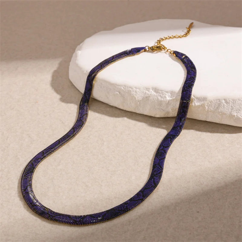 Hiss Snake Chain Necklace